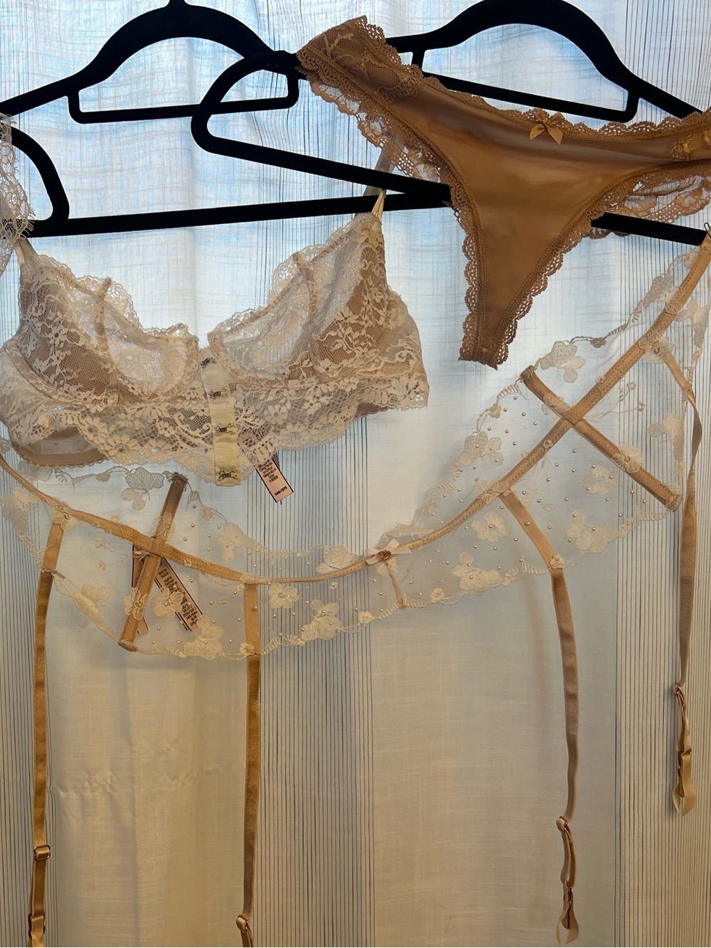 NWT Nude & White Lingerie Bundle! Absolutely perfect for bridal attire
